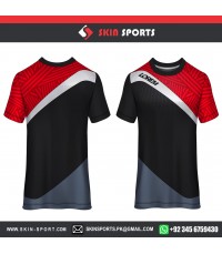 RED DOTS TRIBLE   SOCCER JERSEYS